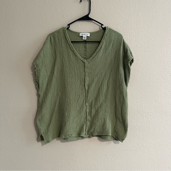 Coldwater Creek Tops - Coldwater Creek Cotton Gauze Dolman Sleeve Top